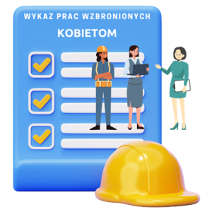 Wykaz prac uciążliwych, niebezpiecznych i szkodliwych dla zdrowia kobiet + wykaz osób