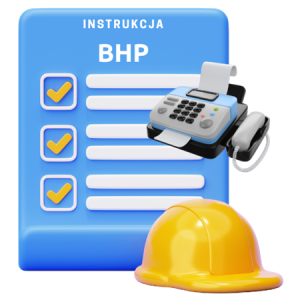 Instrukcja BHP przy obsłudze telefaksu