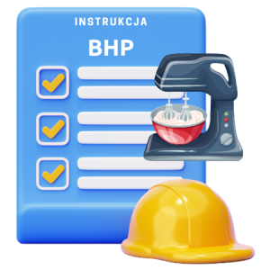 Instrukcja BHP przy obsłudze mieszarki do ciasta
