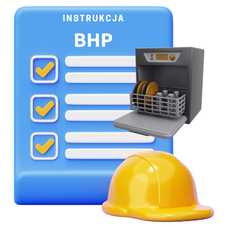 Instrukcja BHP przy obsłudze zmywarki do naczyń