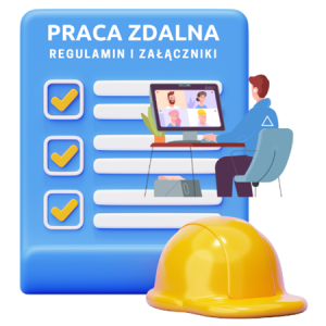Praca Zdalna - regulamin do samodzielnej edycji + wymagane załączniki